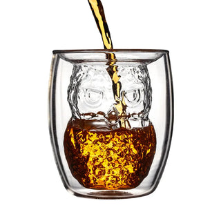 Verre 3D Double Paroi Hedwige -  La boutique Aux 2 Balais