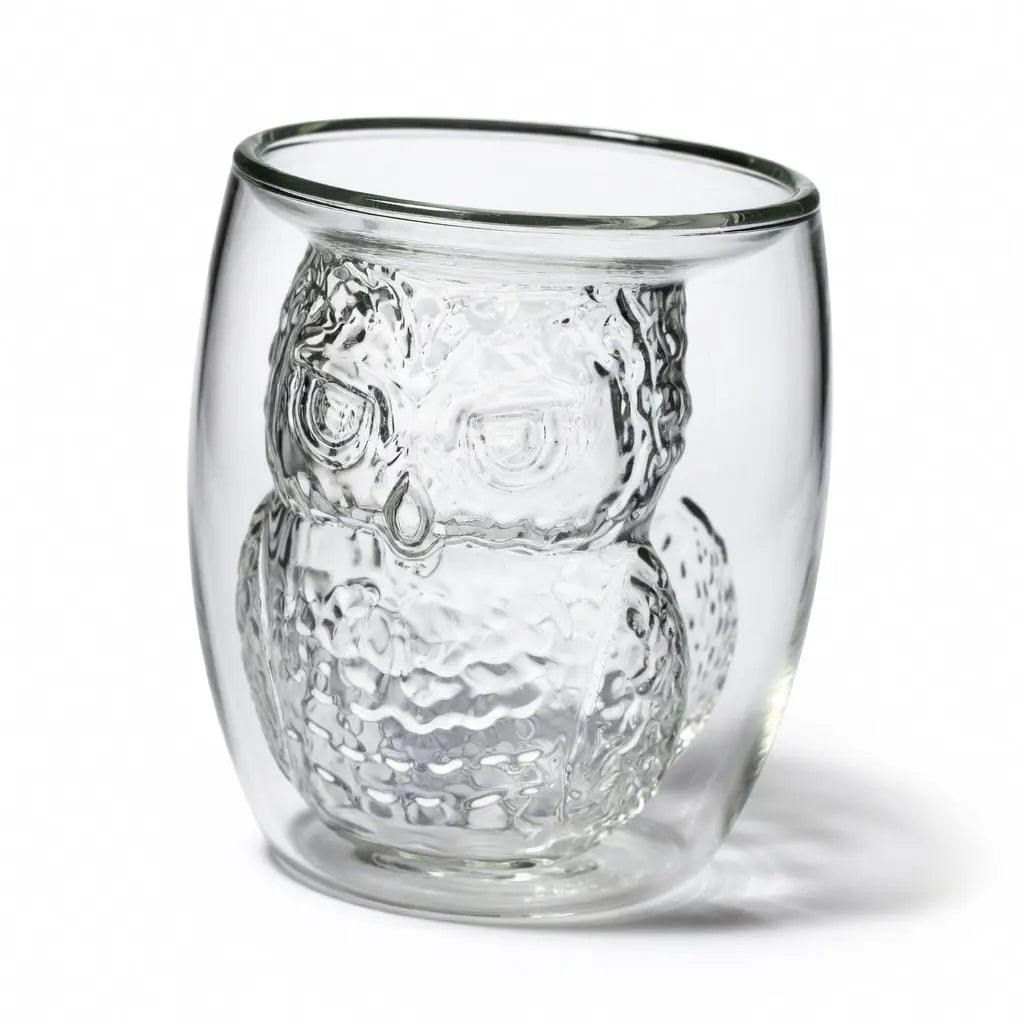 Verre 3D Double Paroi Hedwige -  La boutique Aux 2 Balais