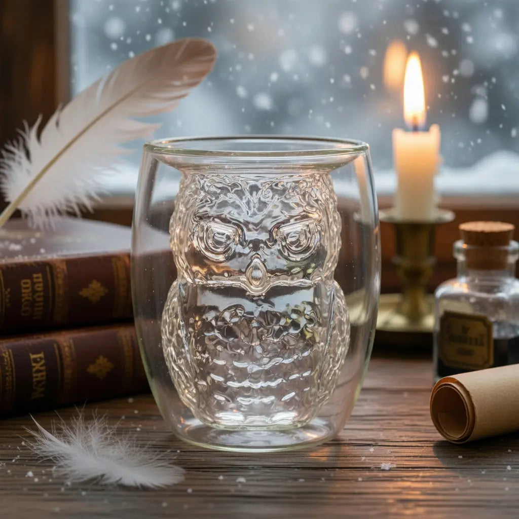 Verre 3D Double Paroi Hedwige -  La boutique Aux 2 Balais