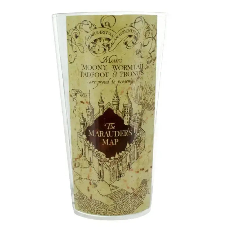 Verre Carte du Maraudeur Transparent -  La boutique Aux 2 Balais