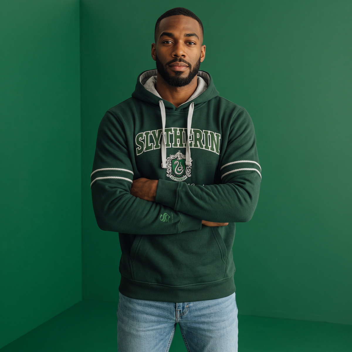 Sweat-shirt à capuche Serpentard Edition Signature