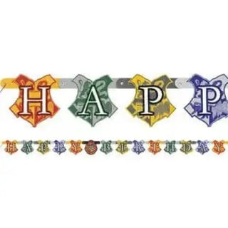 Bannière Happy Birthday Anniversaire Harry Potter La Boutique Aux 2 Balais