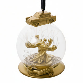 Boule de Noël Saule Cogneur Doré - Harry Potter