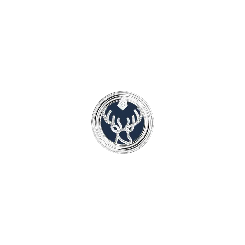Broche Patronus Cerf Harry Potter - Argentée - Licence officielle Warner Bros. - La boutique Aux 2 Balais