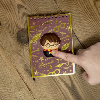 Carnet De Notes Harry Potter Kawaii Anti-stress A6 Chibi La Boutique Aux 2 Balais