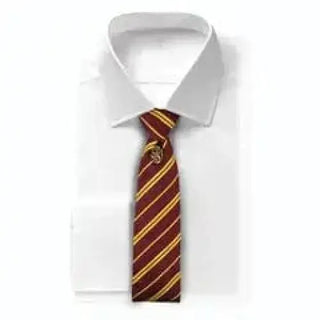 Cravate Deluxe Gryffondor Avec Pin’s - Harry Potter La Boutique Aux 2 Balais