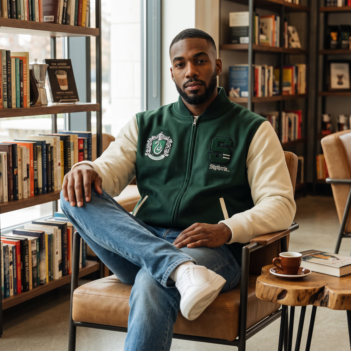 Veste Teddy Serpentard, Edition Signature
