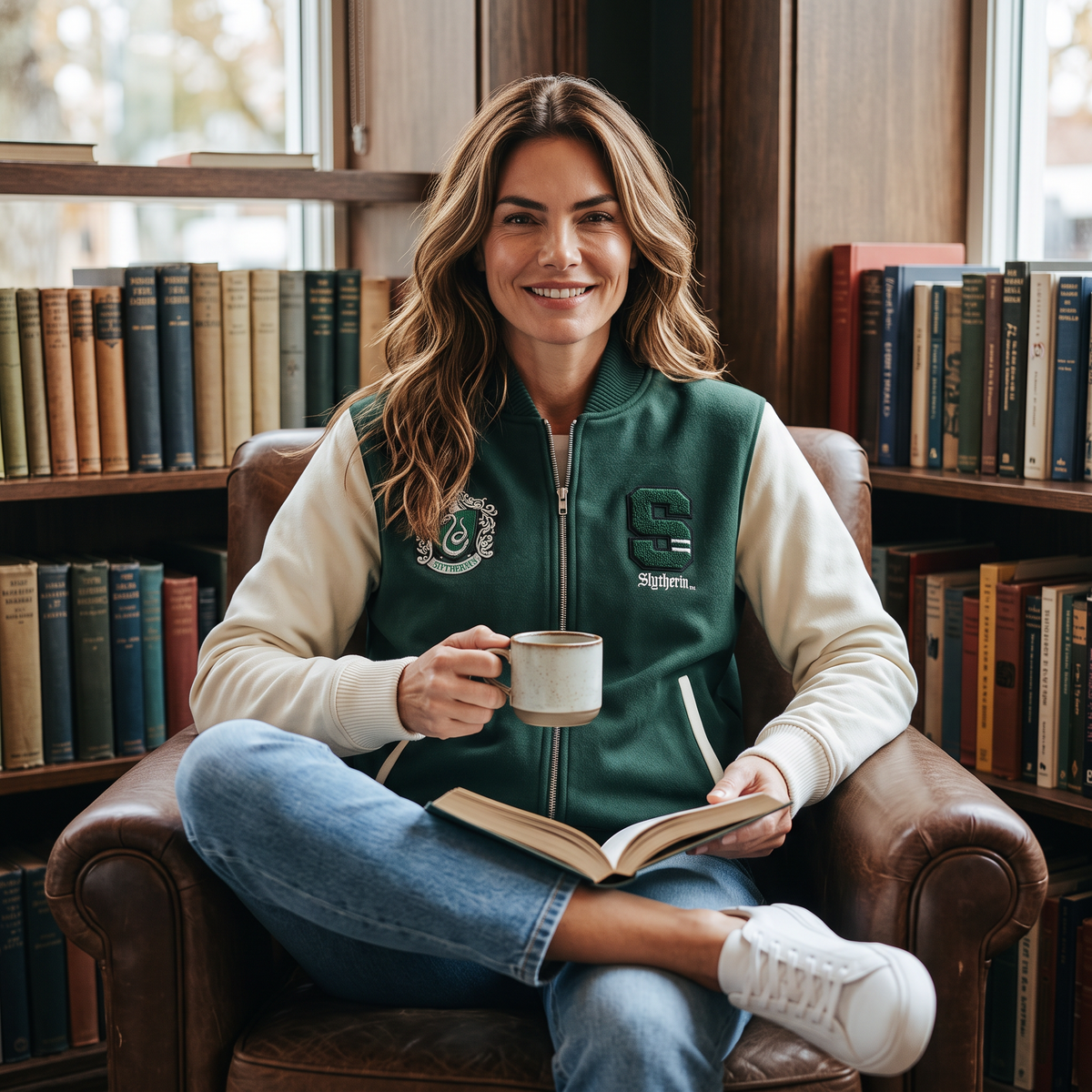 Veste Teddy Serpentard, Edition Signature