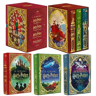 Coffret 3 Livres Harry Potter Minalima