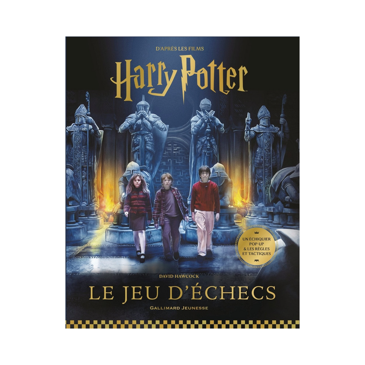 Coffret La boutique Aux 2 Balais Harry Potter Le Jeu d'échecs avec échiquier pop-up et manuel de règles et tactiques