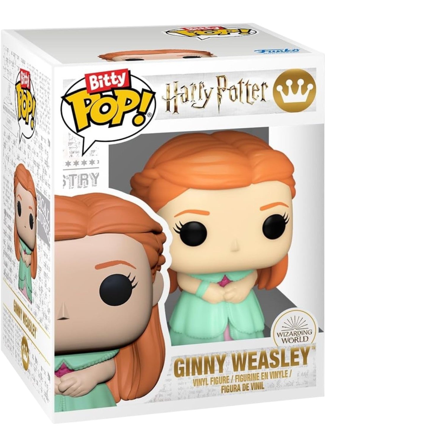 Figurine Bitty Pop Ginny Weasley La boutique Aux 2 Balais en vinyle miniature dans sa boîte de collection Harry Potter