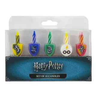 Lot De 10 Bougies Anniversaire - Harry Potter La Boutique Aux 2 Balais