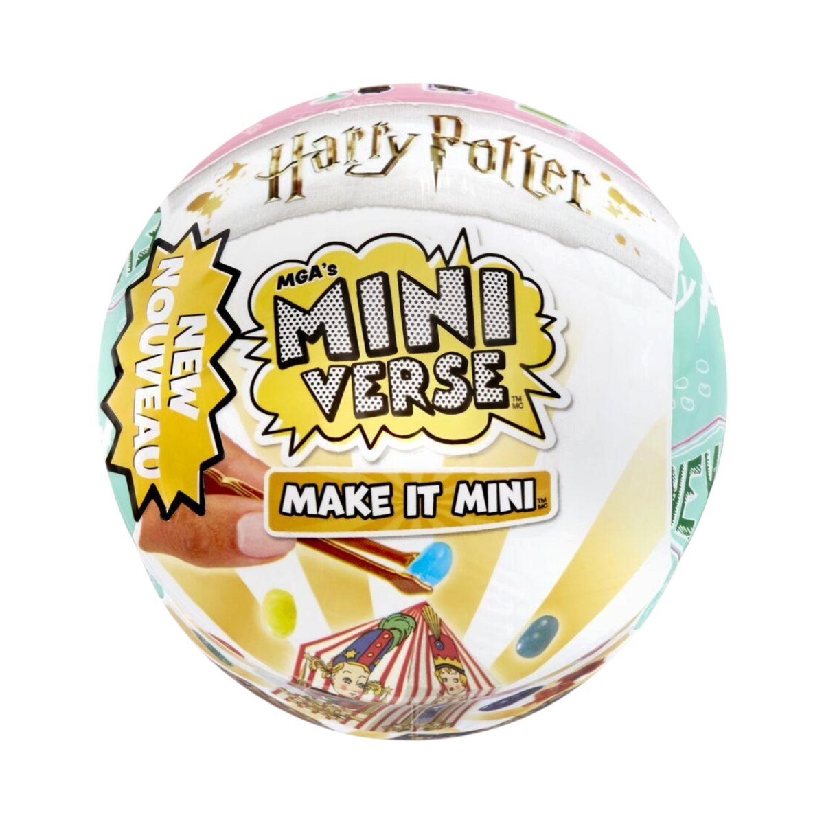 Kit créatif La boutique Aux 2 Balais Miniverse Make it mini Harry Potter Honeydukes en forme de boule surprise