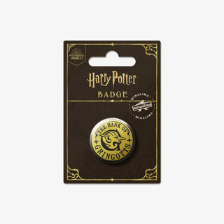 Badge de Sorciers Gringotts Harry Potter Minalima