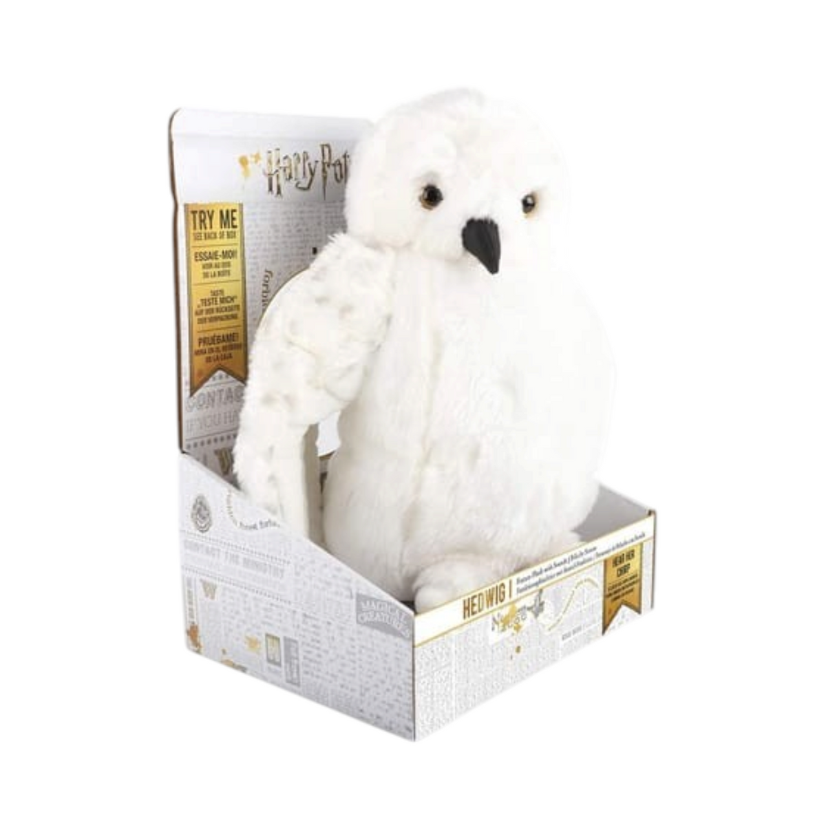 Peluche Sonore Hedwige - 30cm