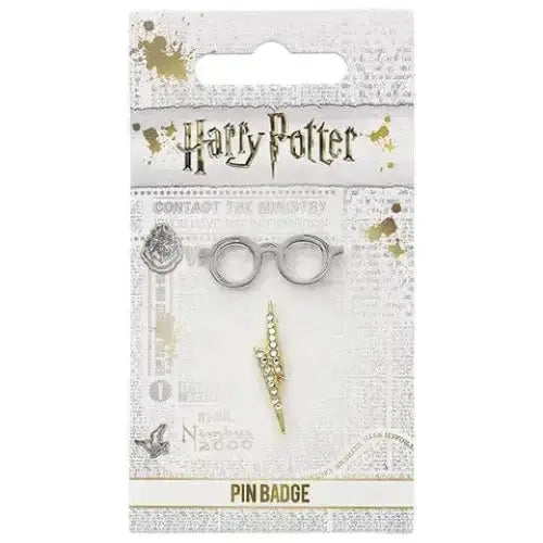 pin’s lunettes et éclair - Harry Potter -  La boutique Aux 2 Balais