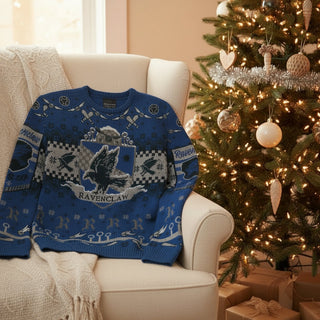 Pull Noël Harry Potter Serdaigle Quidditch - Unisexe