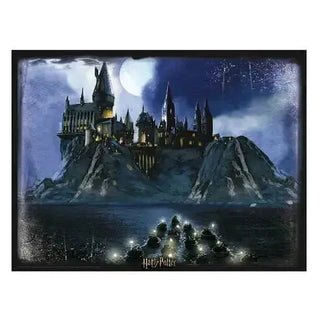 Puzzle 3d - Château De Poudlard 500 Pièces Harry Potter La Boutique Aux 2 Balais