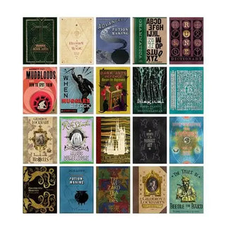 Set 20 Cartes Postales Book Covers La Boutique Aux 2 Balais