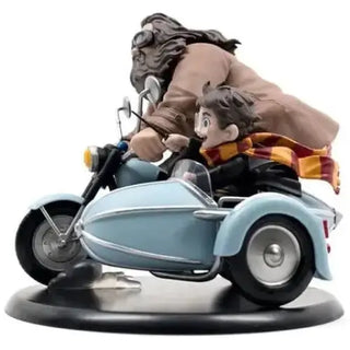 Statuette Hagrid Et Harry Potter Figurine Moto La Boutique Aux 2 Balais