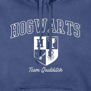 Sweat Hogwarts Quidditch Bleu La Boutique Aux 2 Balais