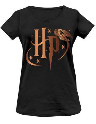 T Shirt Harry Potter Dorée Femme