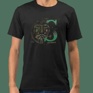 Tee-shirt Serpentard Noir T-shirt La Boutique Aux 2 Balais